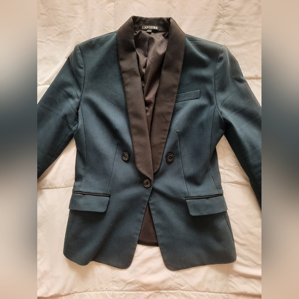 Express Women's Forest Green Blazer